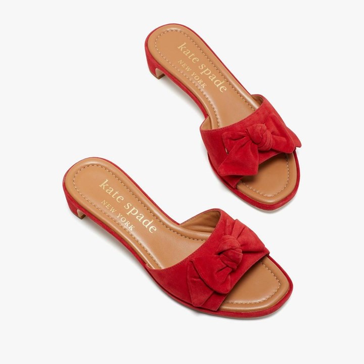 Orange Kate Spade Lilah Slides | 926-HVTZAS