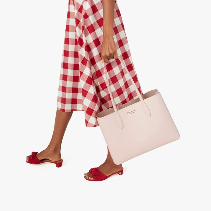 Pink Kate Spade All Day Large Tote Bags | 280-YOFTUQ