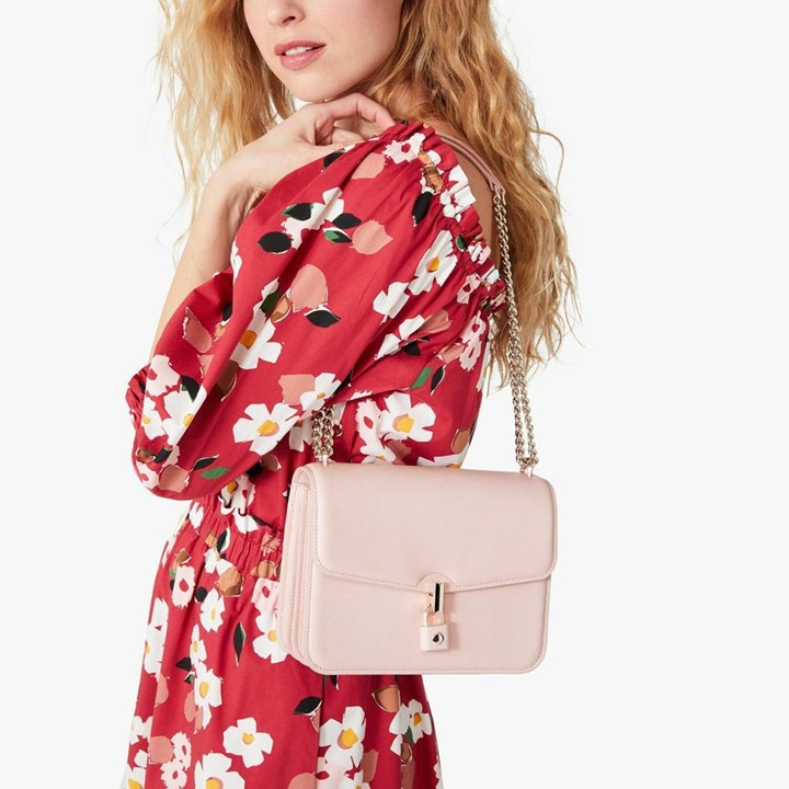 Pink Kate Spade Locket Large Flap Shoulder Bags | 370-CQSPLD