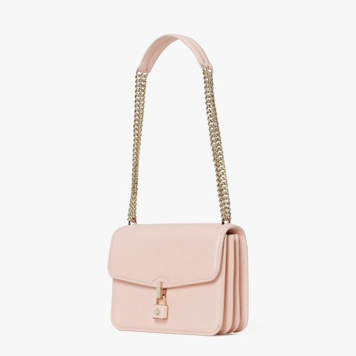 Pink Kate Spade Locket Large Flap Shoulder Bags | 370-CQSPLD