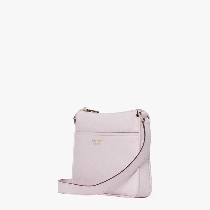 Purple Kate Spade Run Around Medium Crossbody Bags | 239-WXGAEF