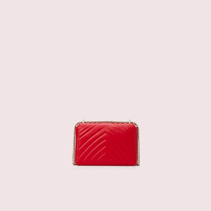 Red Kate Spade Amelia Twistlock Medium Convertible Chain Shoulder Bags | 820-UGNFOV