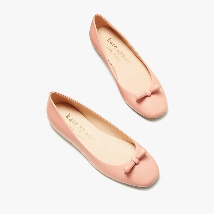 Rose Kate Spade Kiersten Bow Ballerina | 134-YXQZAB