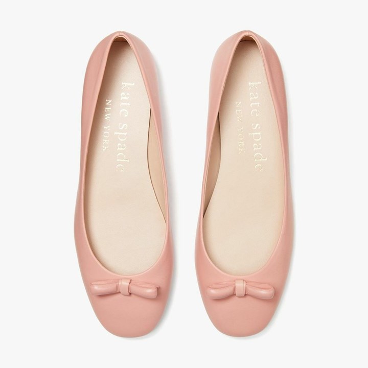 Rose Kate Spade Kiersten Bow Ballerina | 134-YXQZAB