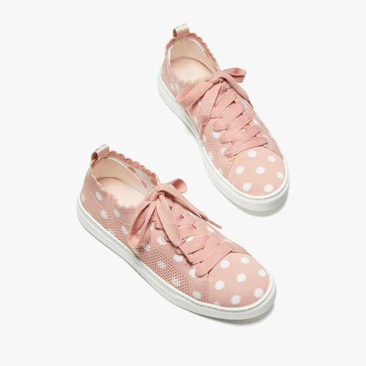 Rose / White Kate Spade Abbie Sneakers | 407-IBZWUE