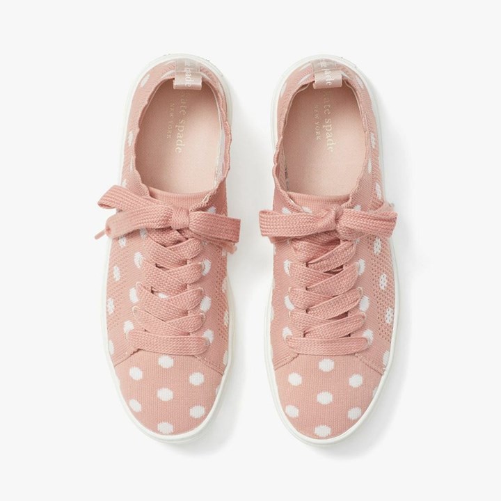 Rose / White Kate Spade Abbie Sneakers | 407-IBZWUE