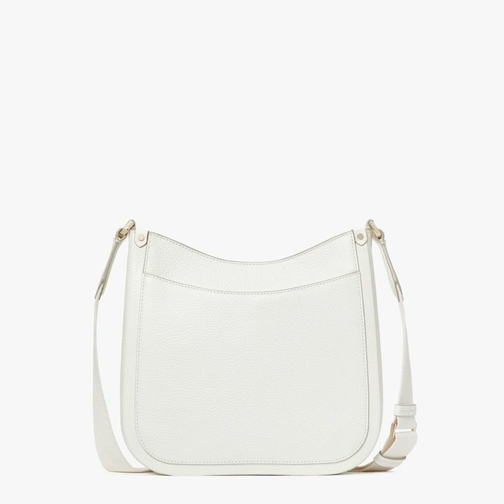 White Kate Spade Roulette Medium Messenger Bags | 459-VFXWEM