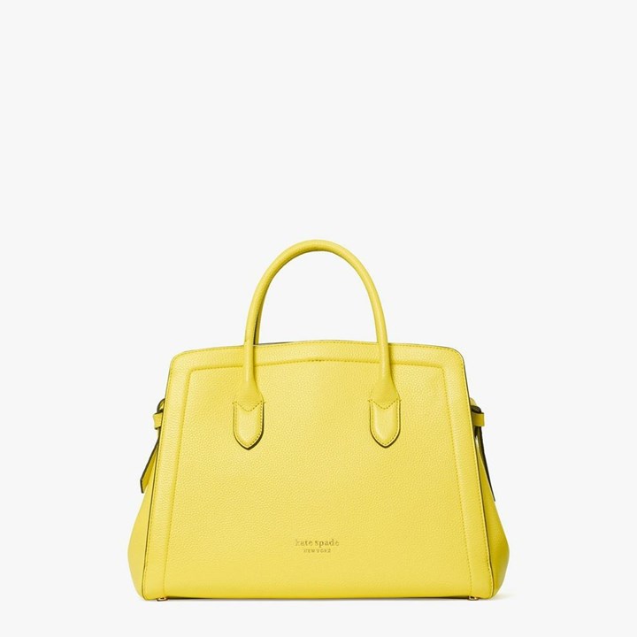 Yellow Kate Spade Knott Large Satchel Bags | 173-KRYCMX