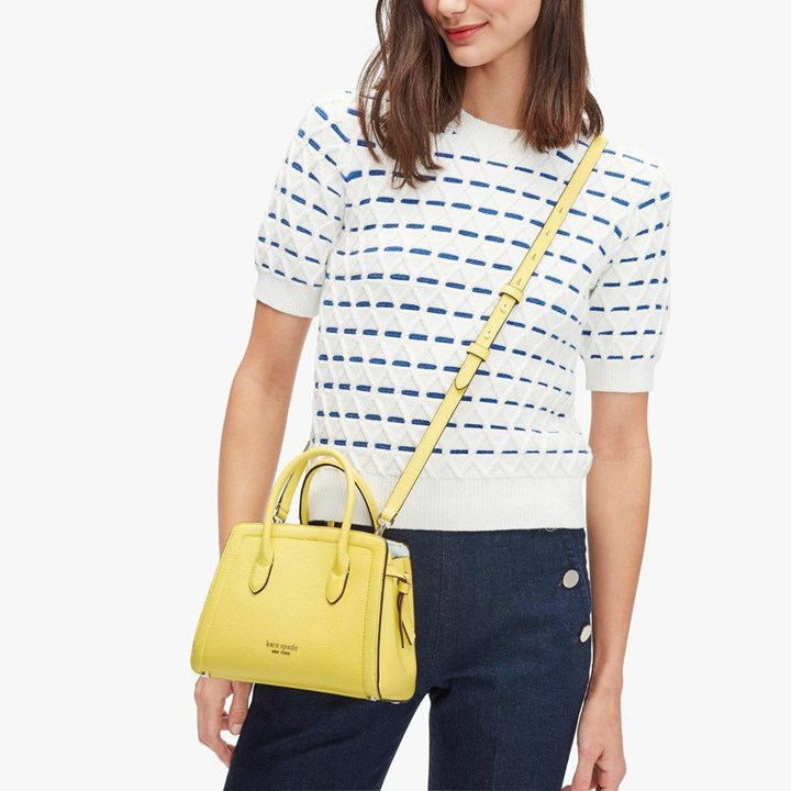 Yellow Kate Spade Knott Mini Satchel Bags | 582-SHNMIT