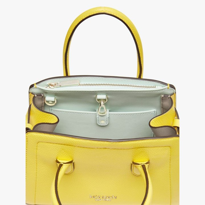 Yellow Kate Spade Knott Mini Satchel Bags | 582-SHNMIT