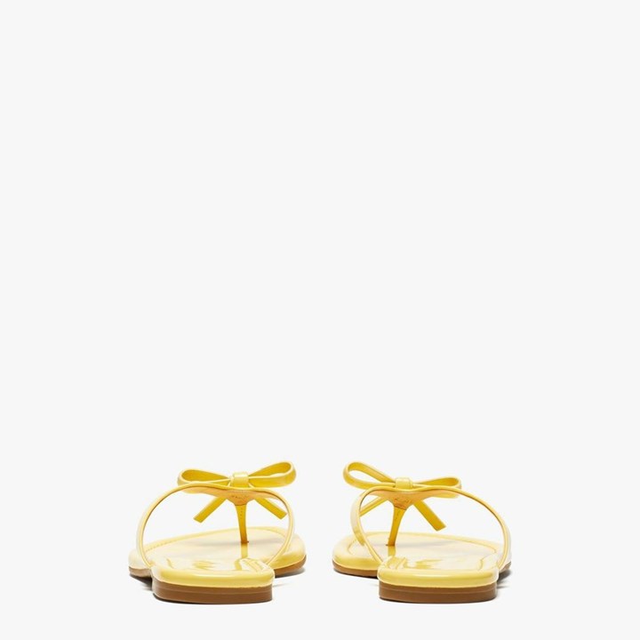 Yellow Kate Spade Petit Flip Flops | 218-BPAENX