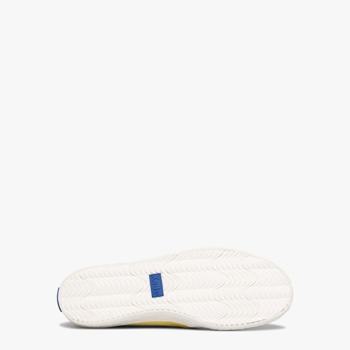 Yellow Kate Spade x Keds Double Decker Logo Foxing Canvas Sneakers | 415-YWEDAB